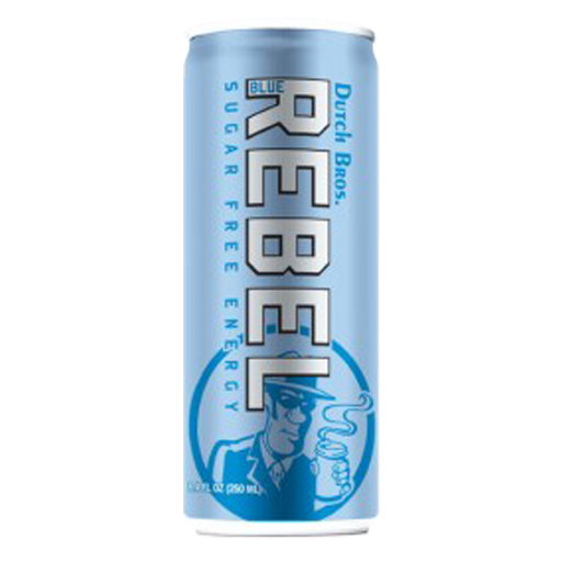 Dutch Bros Blue Rebel Energy Drink Sugar Free