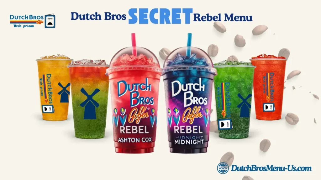 Dutch Bros Secret Rebel Menu