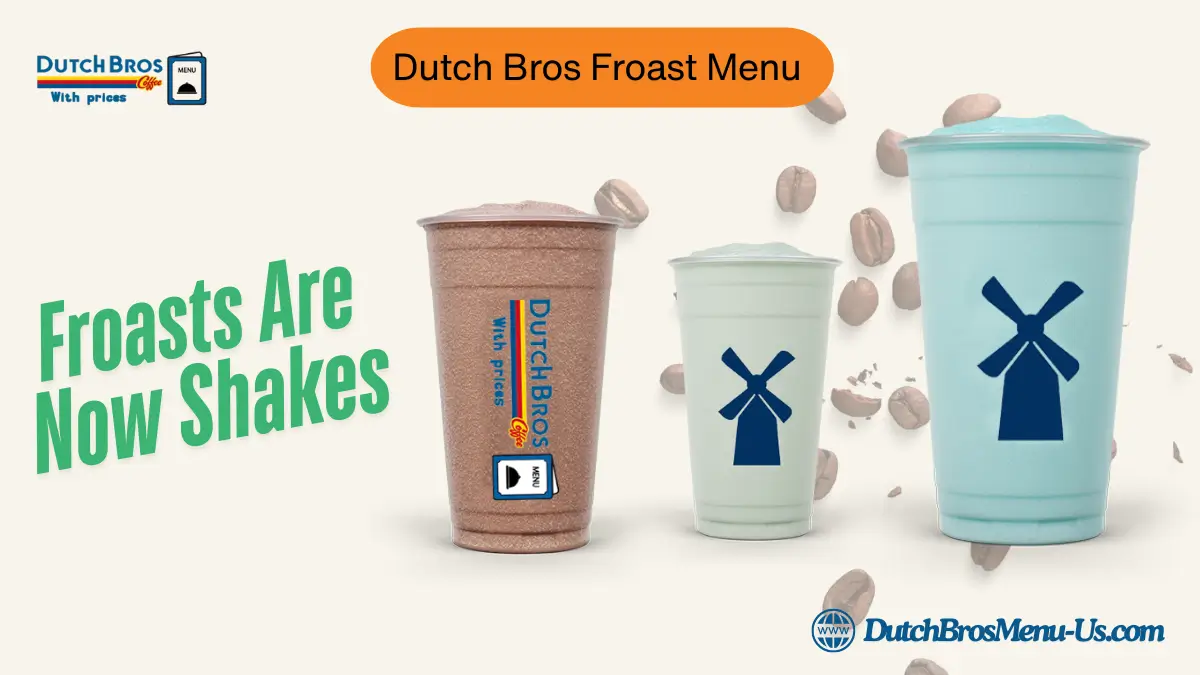 Dutch Bros Frost Menu