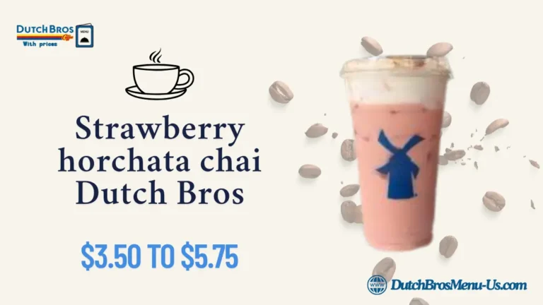 Strawberry horchata chai Dutch Bros - Dutch Bros Chai